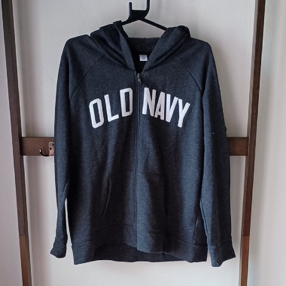 Old Navy Charcoal Zip-Up Hoodie